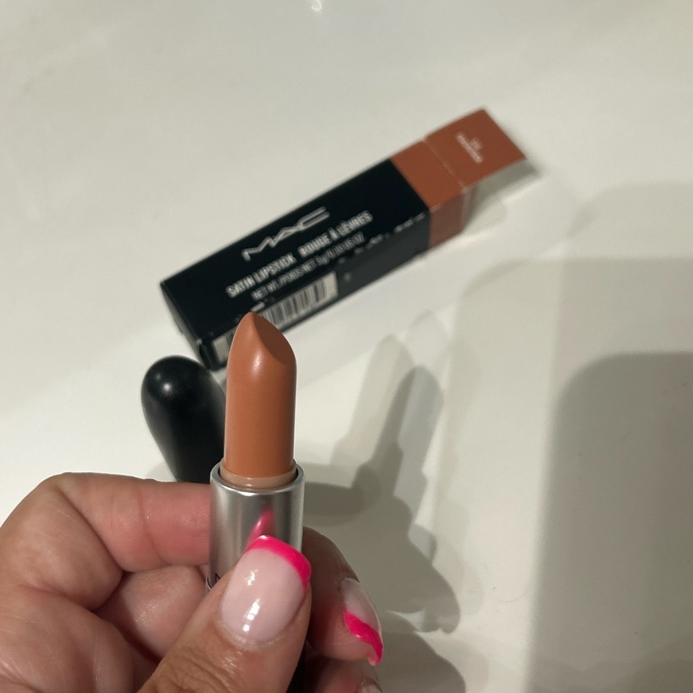 MAC Cosmetics Satin Lipstick — Warm Nude Brown Shade